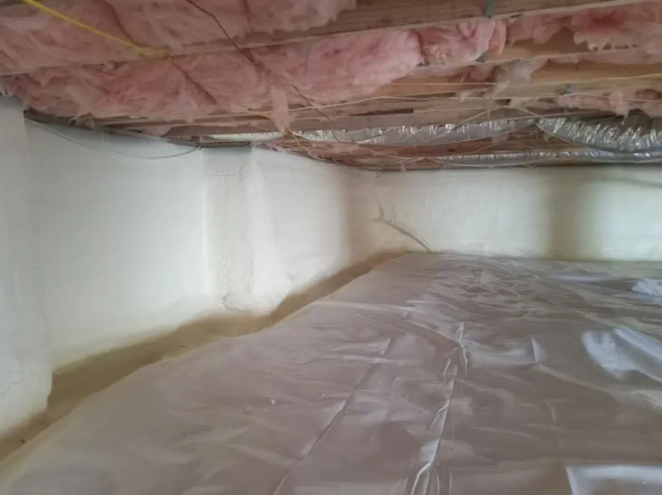 Crawl space encapsulation with closed-cell spray foam for Attic Insulation in Upper Grand Lagoon